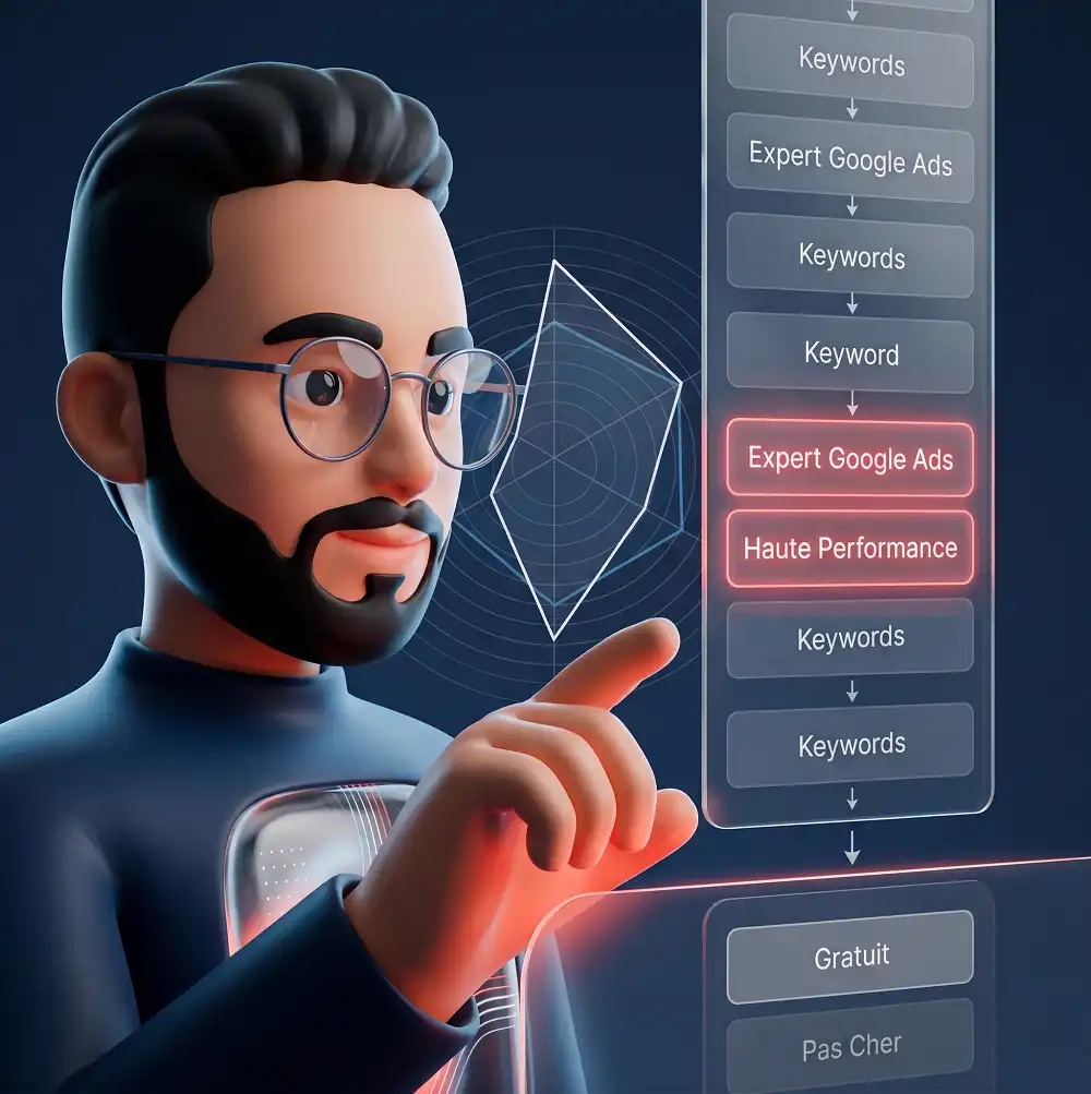 Accompagnementnalyse concurrentielle et recherche de mots-clés qualifiés pour Google Ads