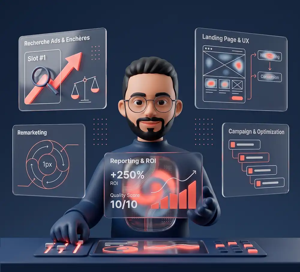 Audit de campagne Google Ads et optimisation de landing page par NassimSEO à Meknès.