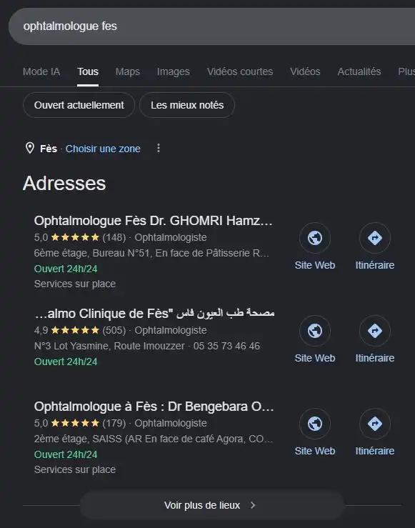 Étude de cas SEO : Amélioration du classement local Google Maps.