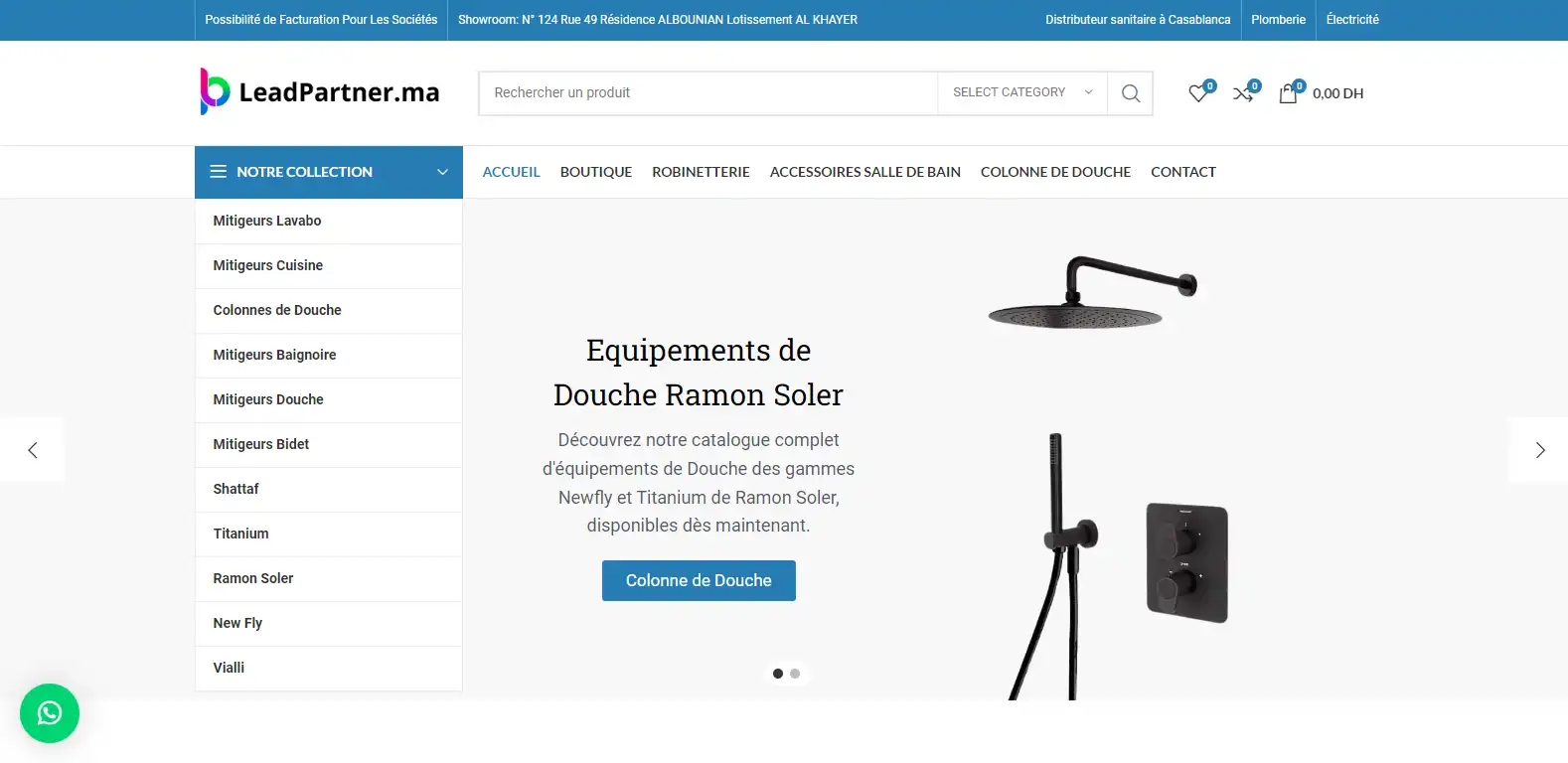 Projet site e-commerce leadpartner