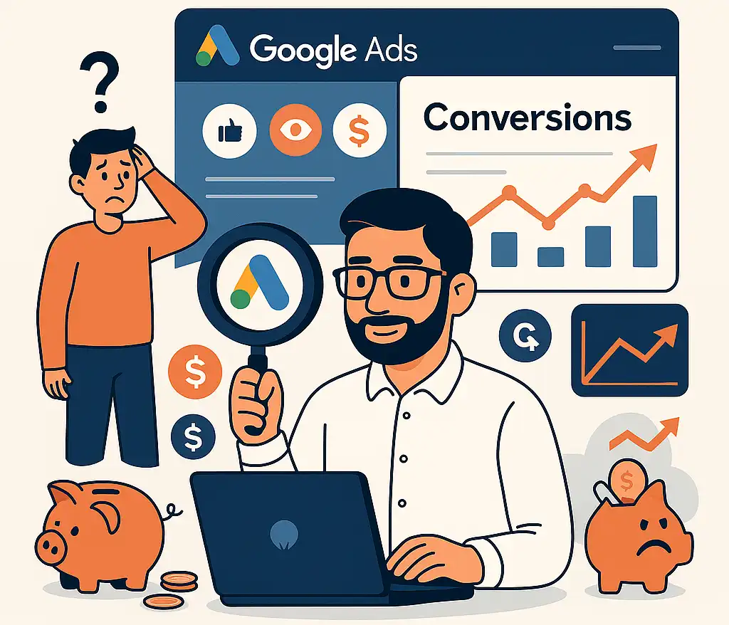 Illustration Présentant notre Service Google Ads Au Maroc